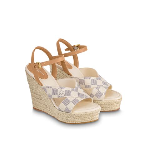 louis vuitton wedge|louis vuitton slip on sandals.